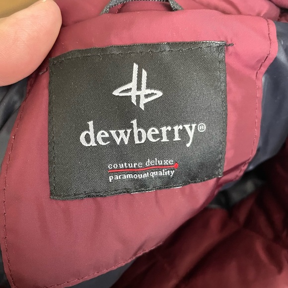 Dewberry Touch Of Modern Harris Diamond Quilted Jacket Burgundy Mens XL casual - Picture 6 of 6